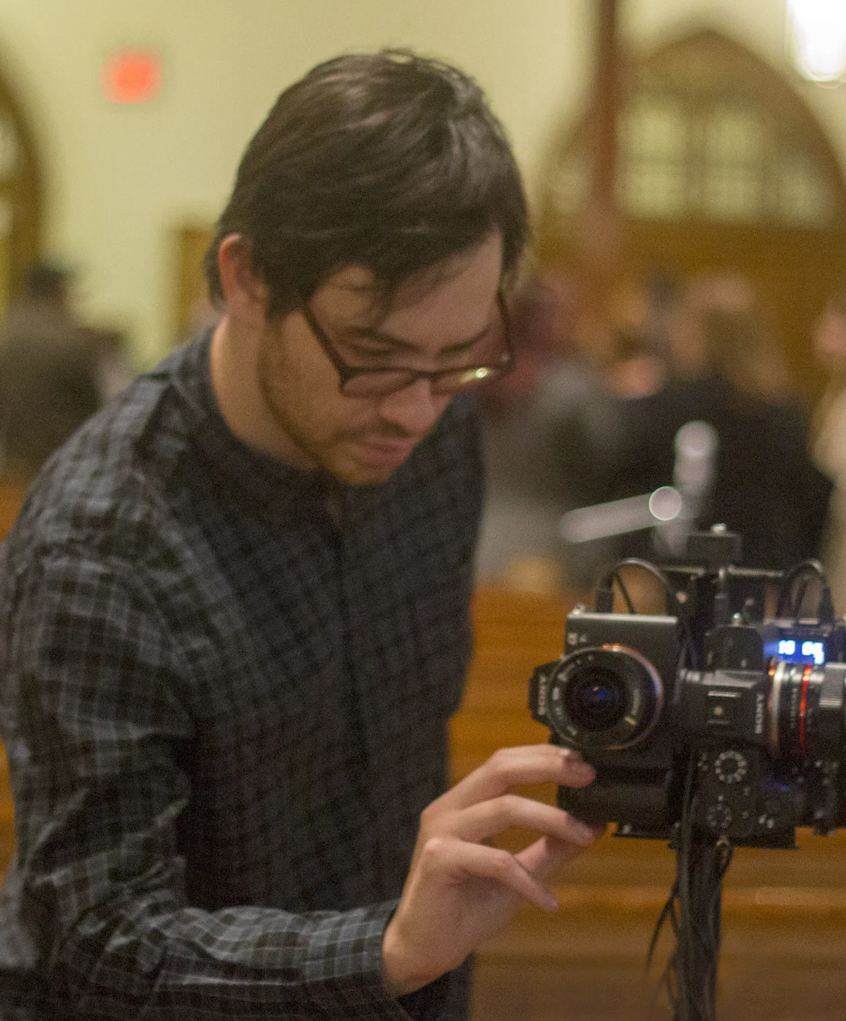Filming with the Excalibur rig